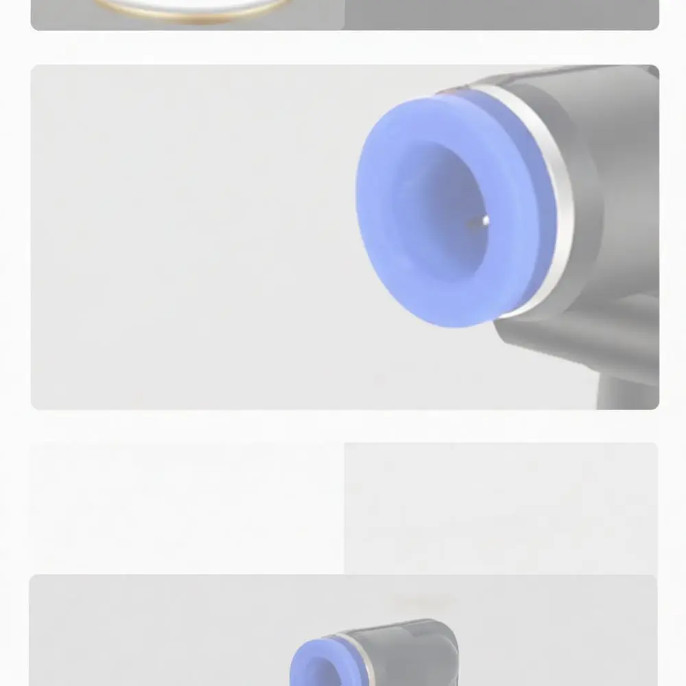 Quick Release Pneumatic Fitting Elbow Adapter Air Hose Coupling Plastic Push In Joint Industrial Automation Piping Parts