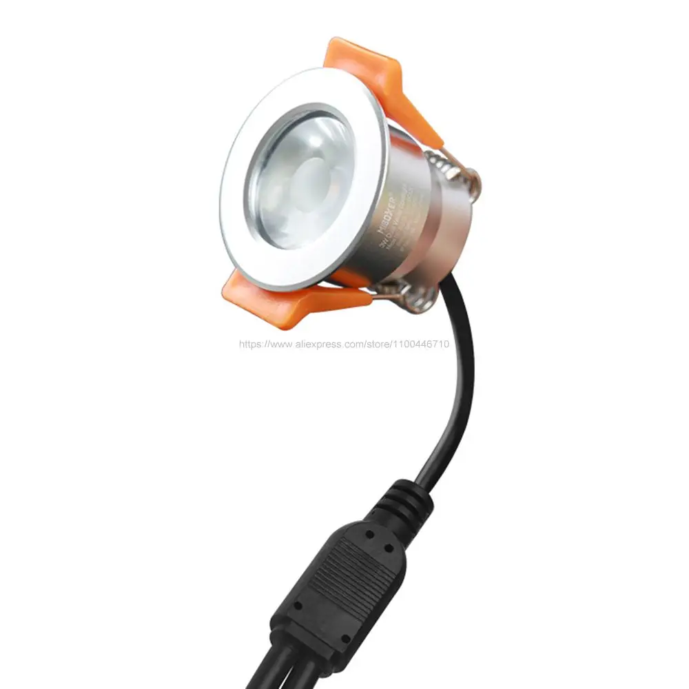 Miboxer 12V 3W Mini jednokolorowy CCT RGB RGBW możliwość przyciemniania LED wodoodporne światło punktowe lampa szafkowa szafa na ubrania oprawa typu