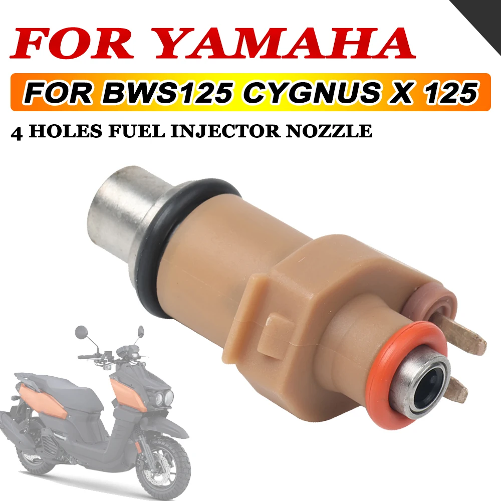 For YAMAHA BWS125 CYGNUS X 125 CYGNUS X125 BWS 125 Motorcycle Accessories 4 holes Fuel Injector Spare Parts