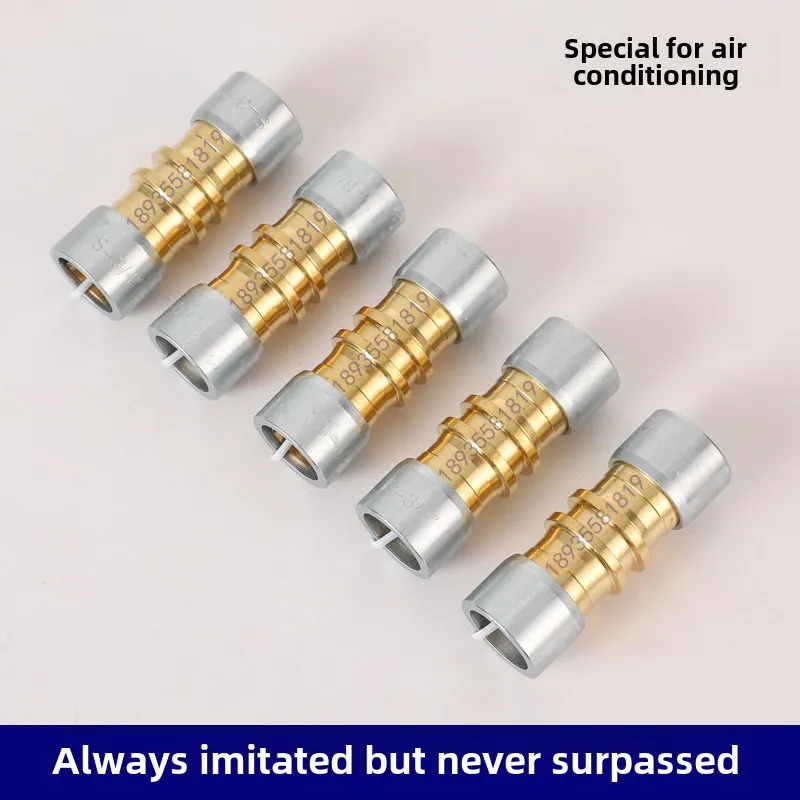 1 peça ar condicionado tubo de cobre e alumínio conector sem fogo anel composto de refrigeração junta sem soldagem