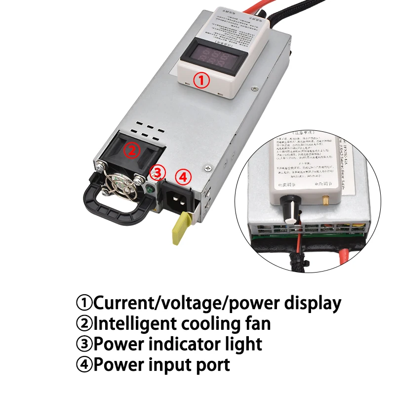 12V 14.6V 20A 30A 40A 50A 62A Adjustable Charger 12.6v 14.6V 62A Lithium Polymer For Lithium Ion Battery Lead Acid Battery 3-15V