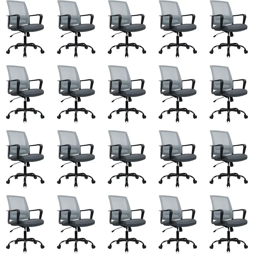 Ergonomic Oice Desk Chair - Mesh Oice Chair with Adjustable Lumbar Support, Rolling Comortable Computer Task Chairs with Arms or