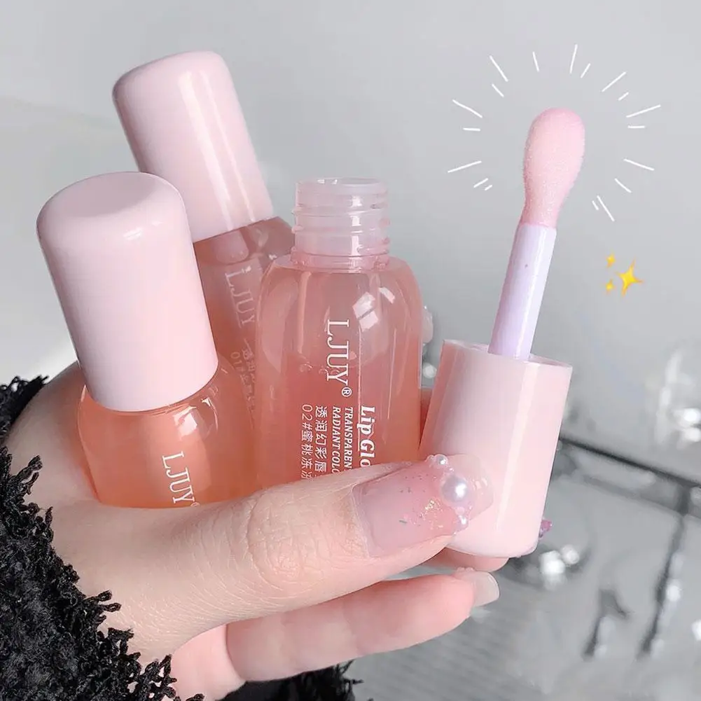 Jellyclear-Brilho Labial De Geleia De Cristal, Maquiagem Sexy, Óleo Plumping, Hidratante Não-Pegajoso, Moda, M7i5