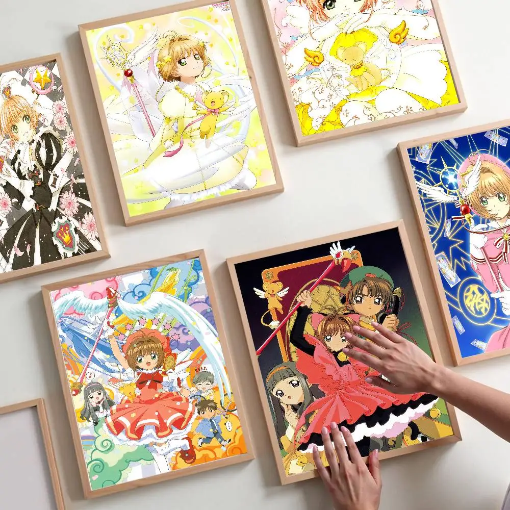 Cardcaptor Sakura Self-adhesive Art Poster Whitepaper Prints Posters Artwork Home Decor