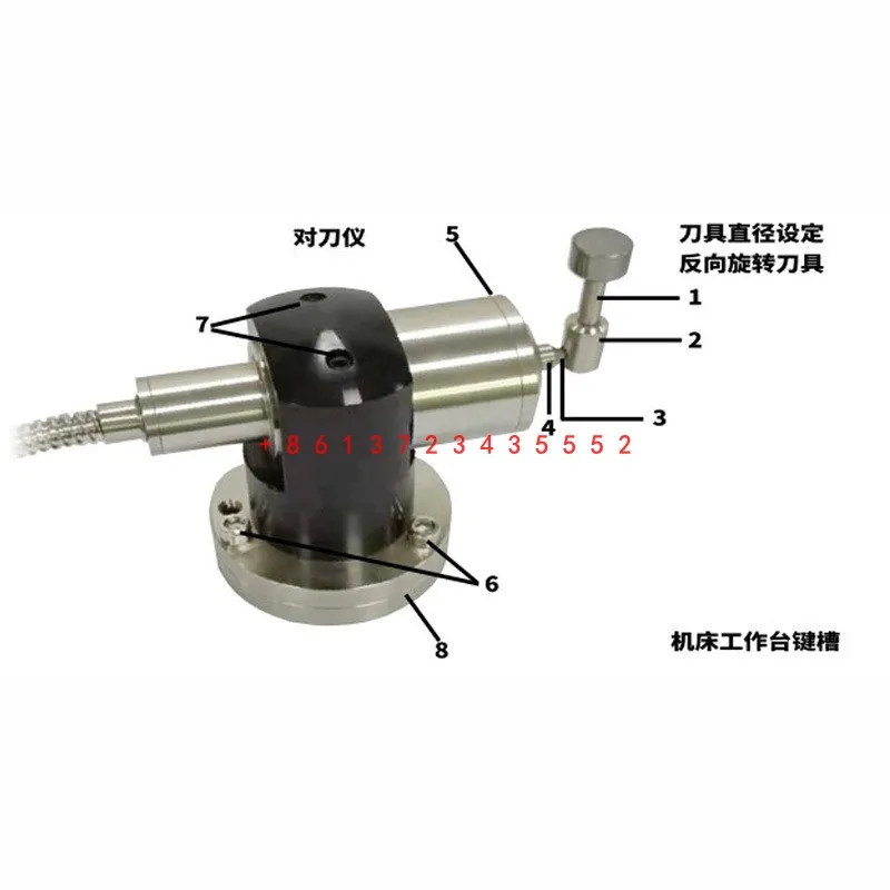 Instrumento automático de ajuste de ferramentas CNC, dispositivo de ajuste de ferramentas, máquina do eixo Z, acessórios de ferramentas, ferramenta de pré-ajuste