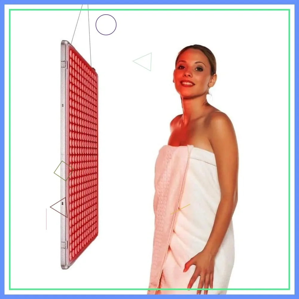 

Red Light Therapy Panel 660nm for Face & Body, High Power Infrared Light Device for Skin Health