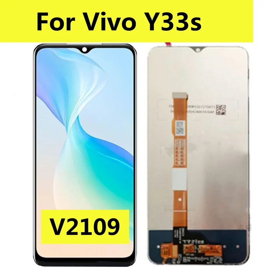

6.58" For Vivo Y33s V2109 LCD Display Touch Screen Digitizer Assembly Replacement Parts For Vivo Y33s lcd