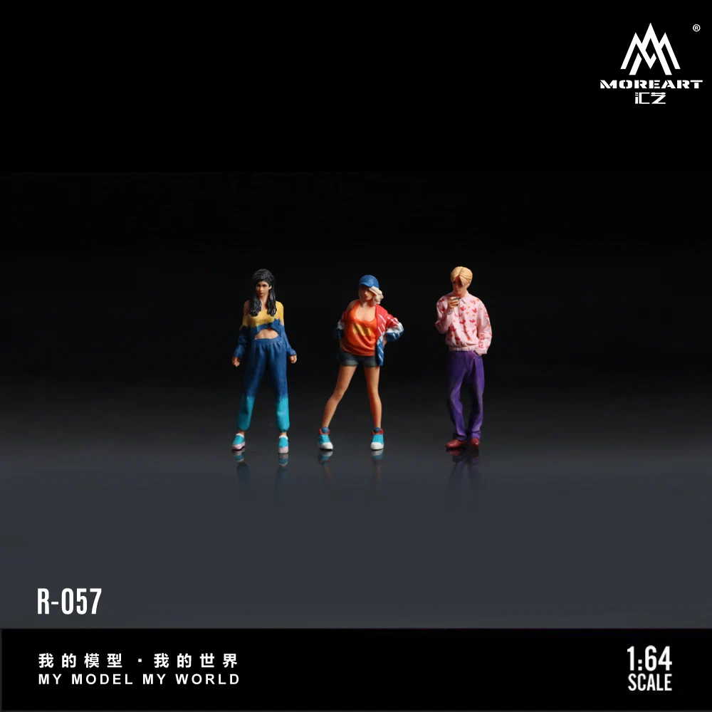 More Art 1:64 Handsome Guys And Beauties Resin Doll Set Model, Decoration Figure Model for Gift&Display&Collection