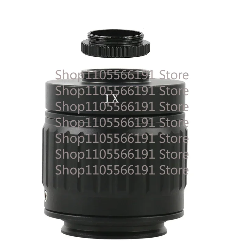 38mm To C mount 0.35X 0.5X Adapter Lens 1X Adapter Tube Trinocular Stereo Microscope Industrial Soldering Camera