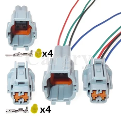 1 takım 4P 6185-1171 6188-0558 araba elektrik konnektörü 6185-1171 6188-0558 oto erkek tak dişi soket otomobil mühürlü adaptörü