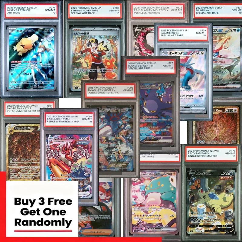

DIY Pkm Ptcg Card 2025 японские Sv10-Glory of Team Rocket Tyranitar Milotic Psyduck Blaziken коллекционные игровые коллекционные карты