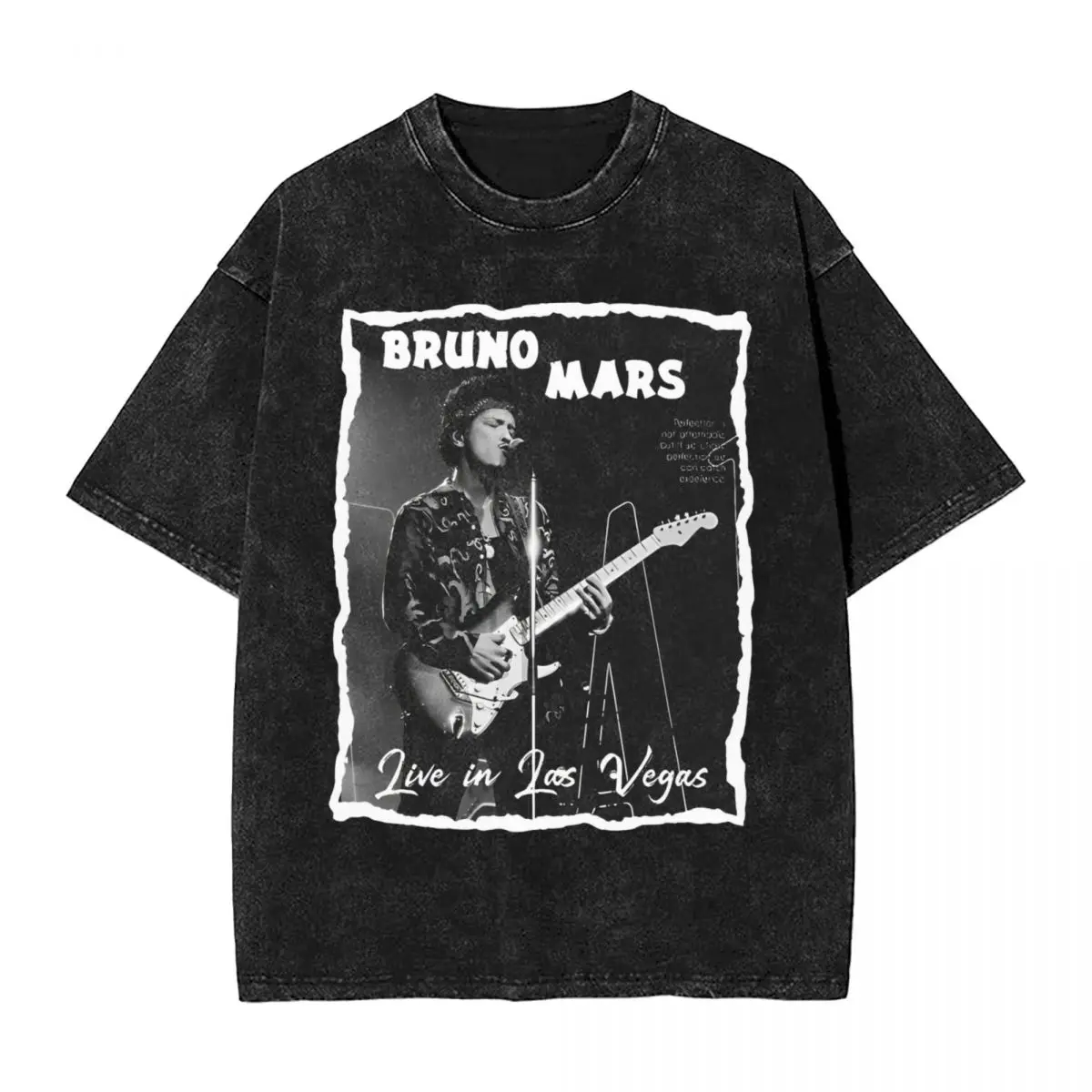 

Washed T Shirt Bruno Mars Vintage Rock Metal Singer Hip Hop T-Shirts Oversize Streetwear Short Sleeve Summer Tee Shirt Men Women