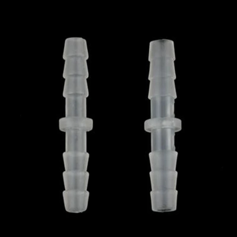 3~100PCS 3~6mm PP Plastic Equal Diameter Connectors Drip Irrigation Fittings Aquarium Pagoda Joints Water Pipe Fittings Air Pump