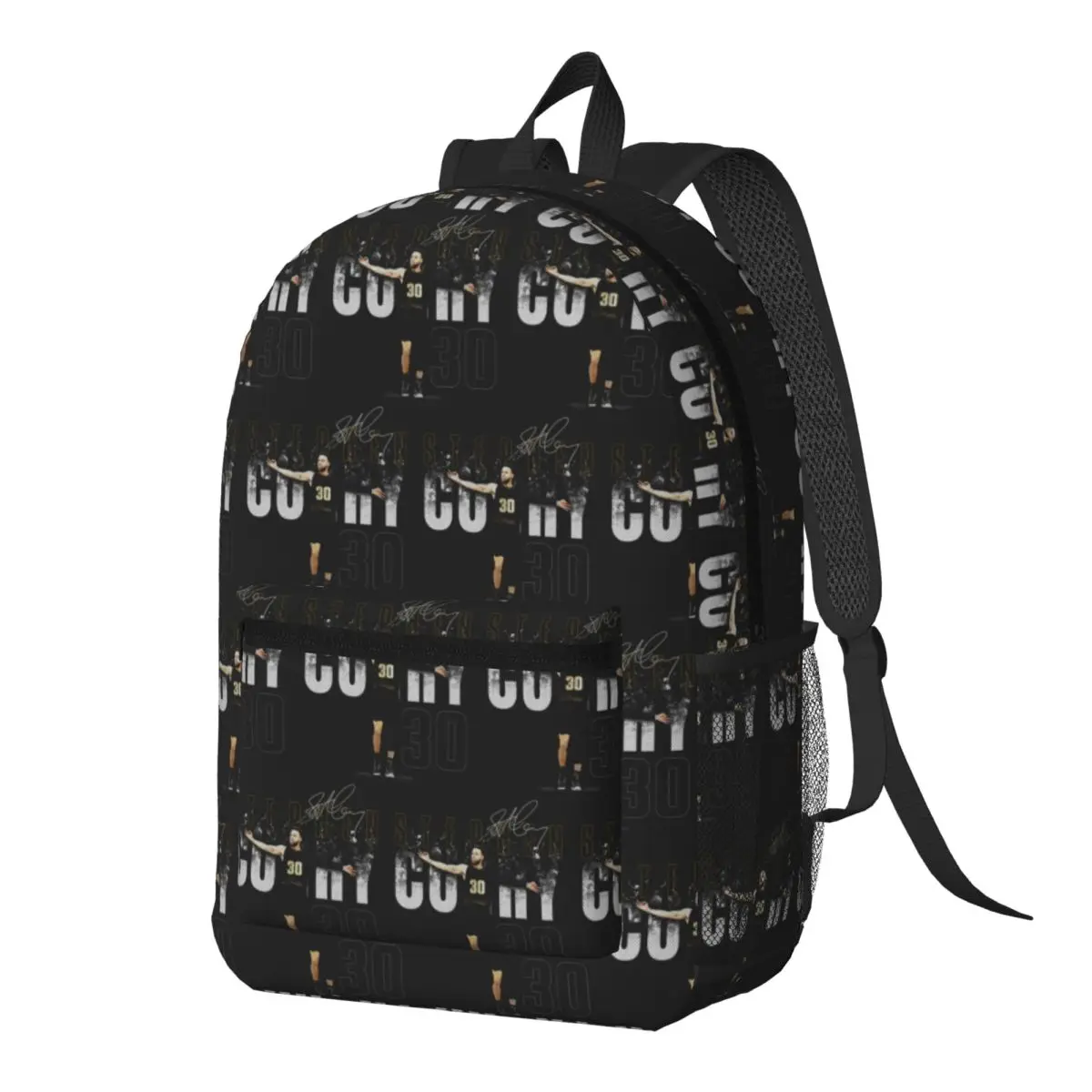 Steph Curry Golden State Dissolve Backpack Daypack Large Capacity Boys Girls BookBag School Bag Shoulder Bags for Men Women