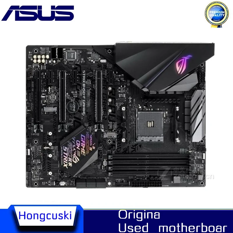 For ASUS ROG STRIX B450-F GAMING Used original motherboard Socket AM4 DDR4 B450 Desktop Motherboard