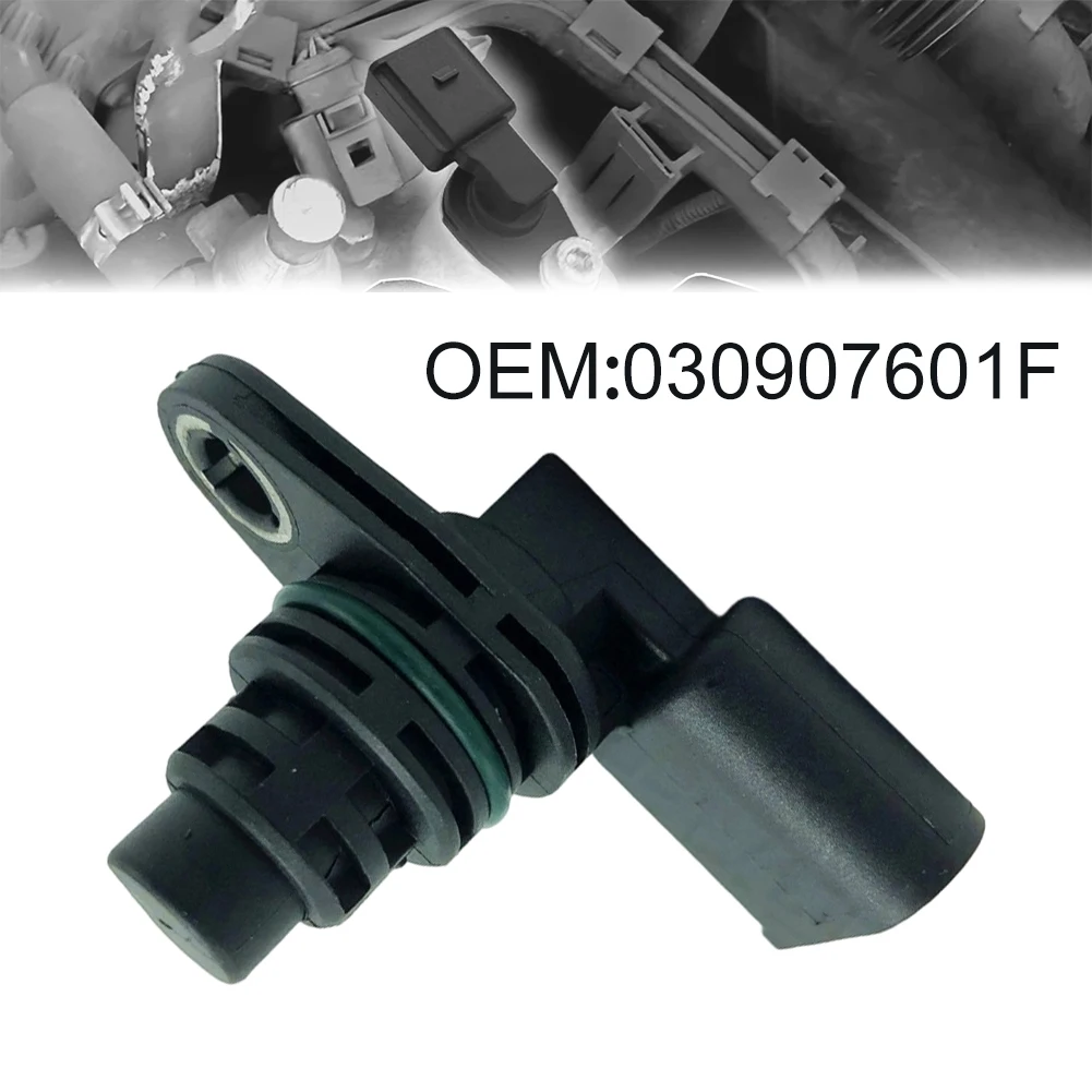 P0341 Error Camshaft Sensor OEM 030907601F ABS Construction Wear-resistant Non-deforming Quick Installation Black