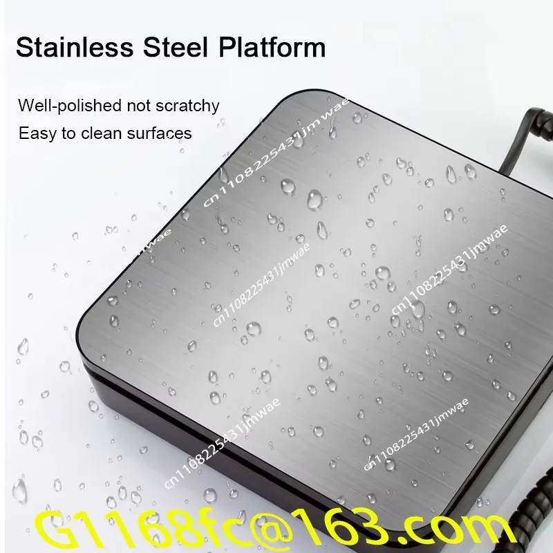 50 Kg/2g 7.9 * 7.9 Inch Small Square Platform Heavy-duty Transport Floor Scale