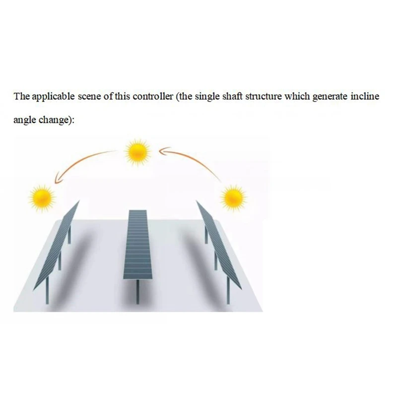 Controlador de seguimiento solar de un solo eje Seguimiento de plataforma de sistema de seguimiento solar automático