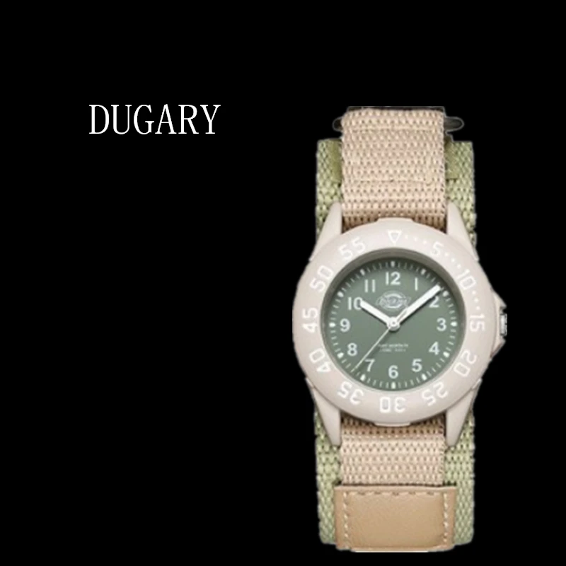 

DUGARY пилотные кварцевые часы модные мужские военные спортивные наручные часы 34 мм водонепроницаемые уникальные винтажные мужские и женские Relogio Masculino