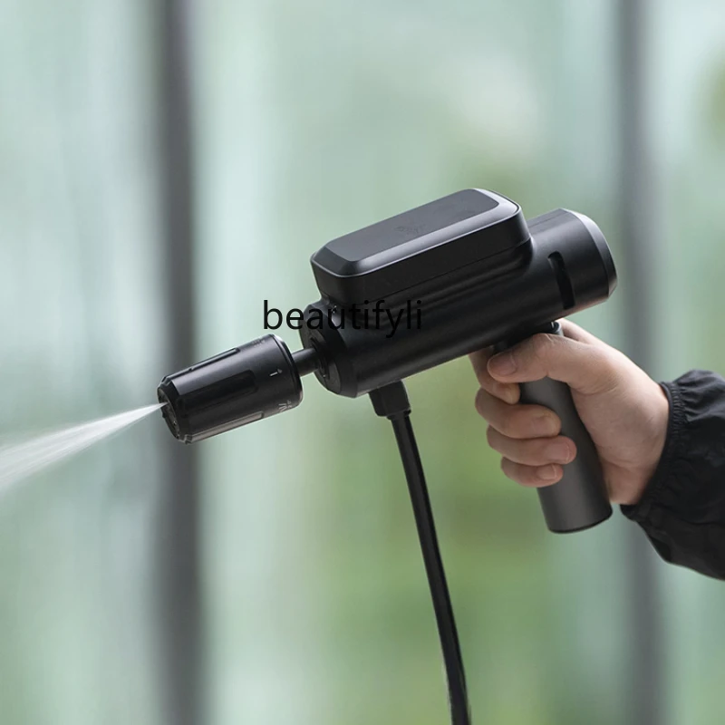 

Wireless Car Washing Machine High Pressure Flushing Machine Household Portable High Pump Cleaning Appliance Watering Flowers
