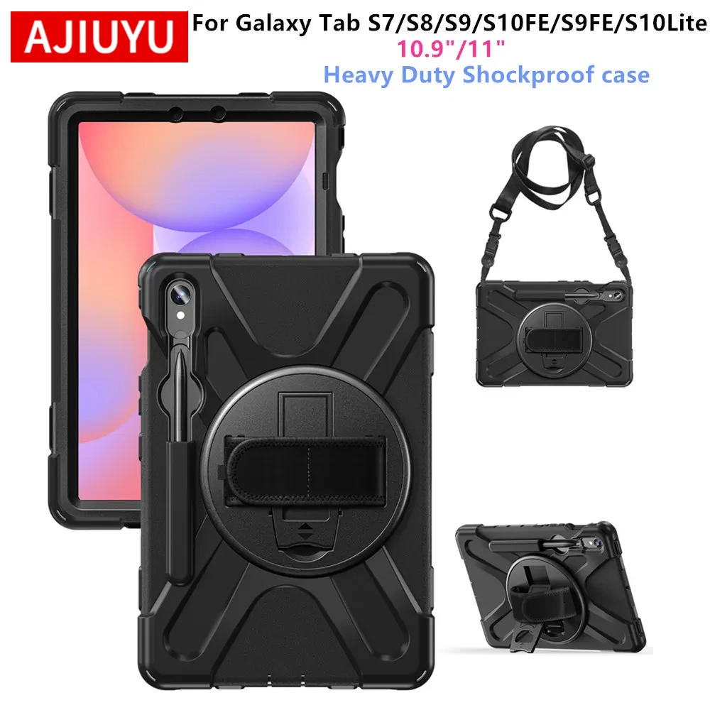 For Samsung Galaxy Tab S10 Lite 10.9 SM-X400 X406B Kids Case Shockproof Tablet Cover for Tab S10 Lite S9 FE 10.9