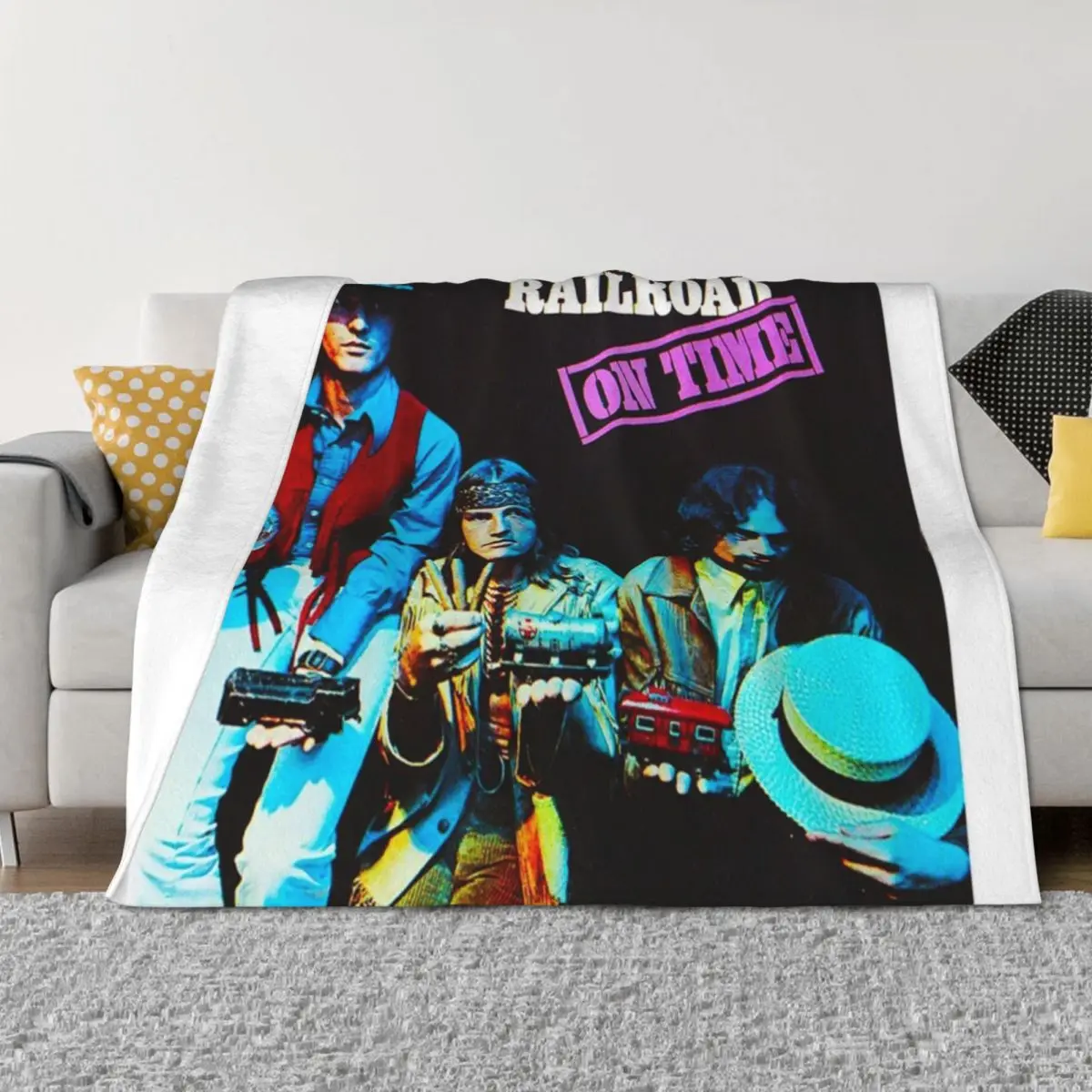 

Grand Funk Railroad - On Time. Throw Blanket Extra Large Throw cosplay anime Summer heavy to sleep Blankets