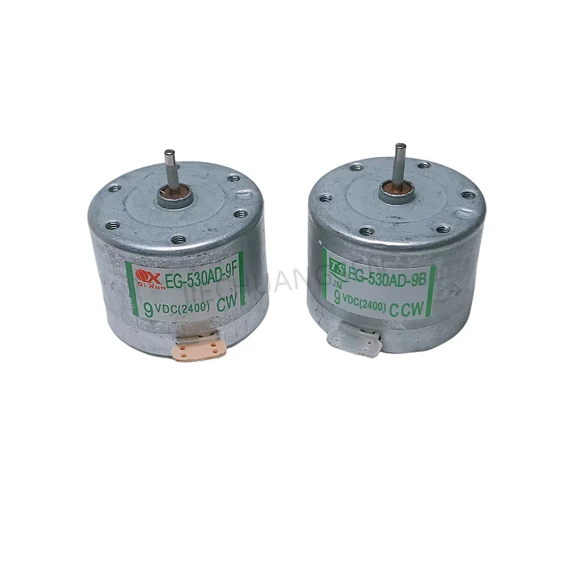1PC MABUCHI EG-530AD DC Motor 6V 9V 12V CW/CCW 2400RPM 32-35mm Spindle Motor for Recorder CD DVD Audio Player Mute
