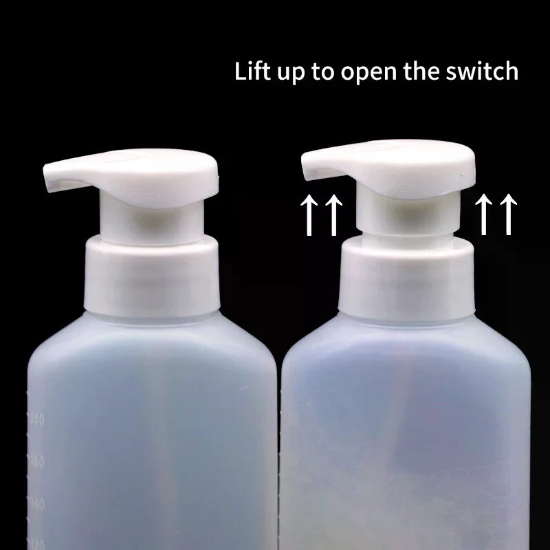 180ml bomba garrafa de espuma espremer sabão moussão dispensador líquido espuma shampoo loção engarrafamento garrafas de espuma vazio shampoo recipiente