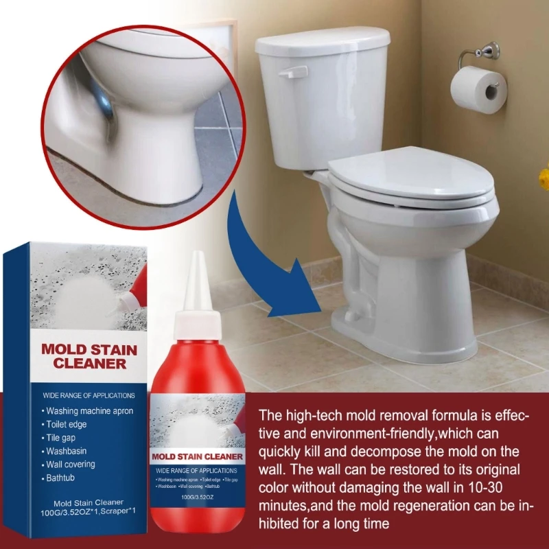 100 liquido per pulizia dello stampo, detergente per pareti, pulizia del bagno, cucina, pulizia 203C