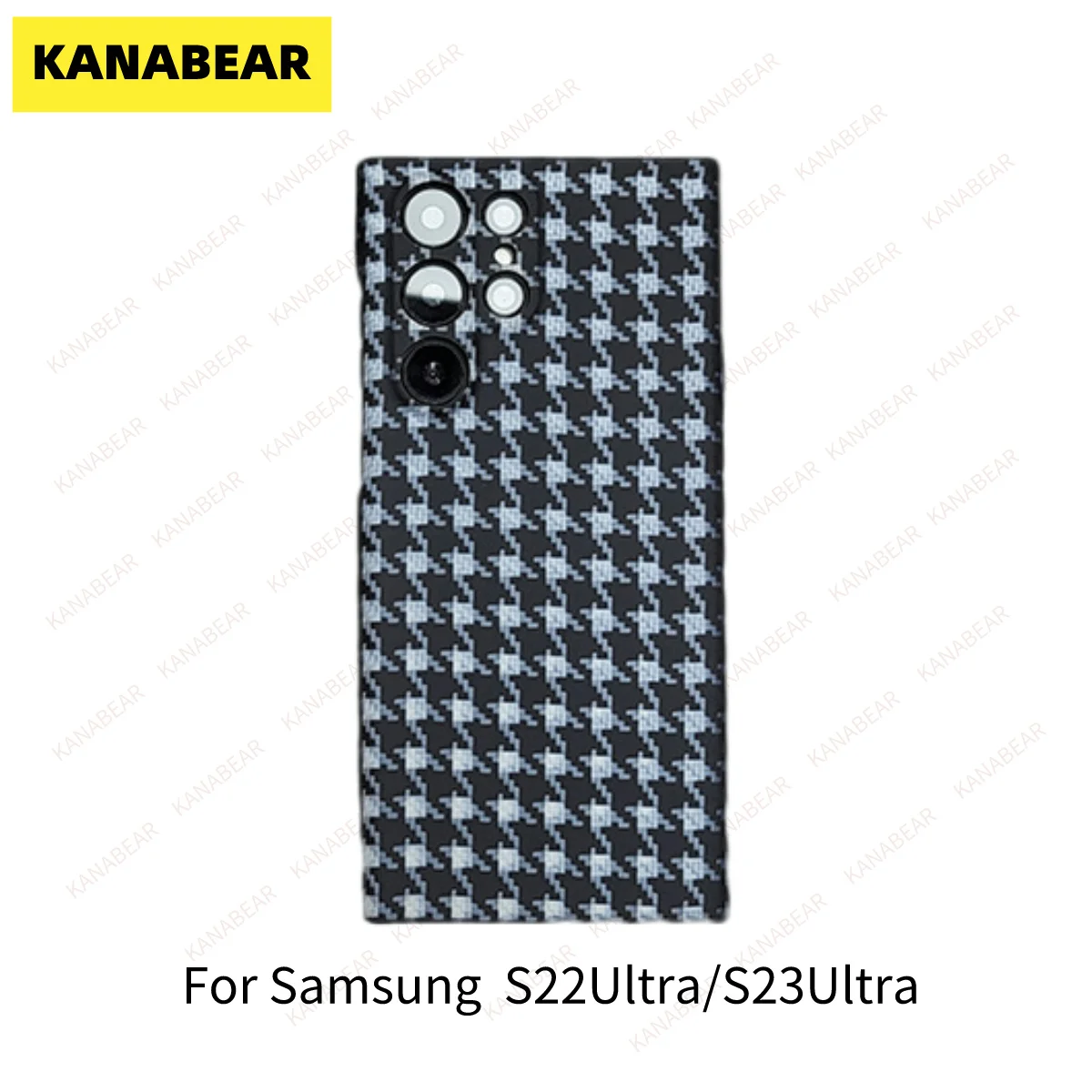 KANABEAR  Carbon fiber case For Samsung Galaxy s22/s23/24 Ultra lens protection Aramid fiber Anti-fall Galaxy S22 Plus cover