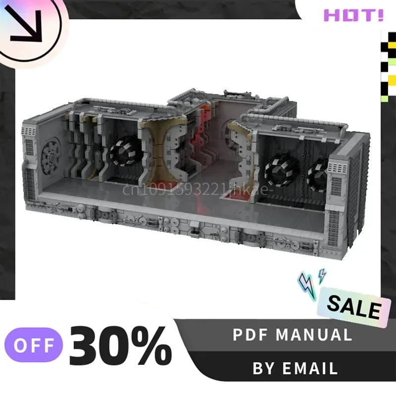 

[4867PCS] Customized MOC Service Corridor Creative Building Blocks Set STEM Educational Toys DIY Construction Model Kit Birthday