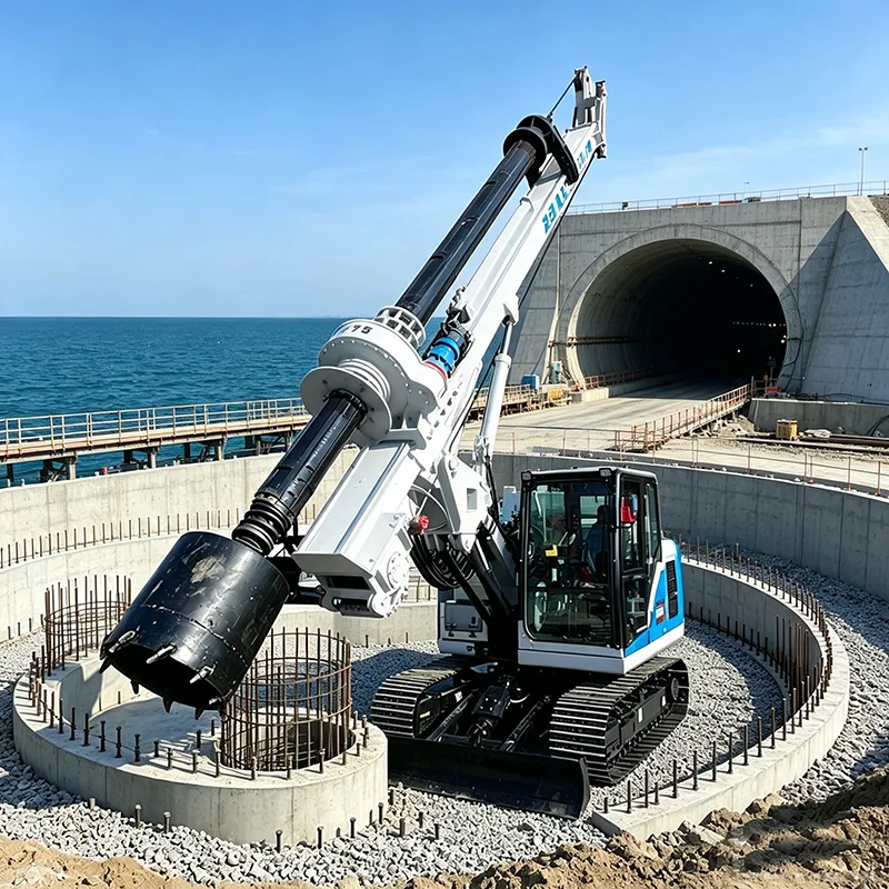Hydraulic High Torque Rotary Piling Rig Crawler Drill Rig for Deep Foundation Drilling Construction