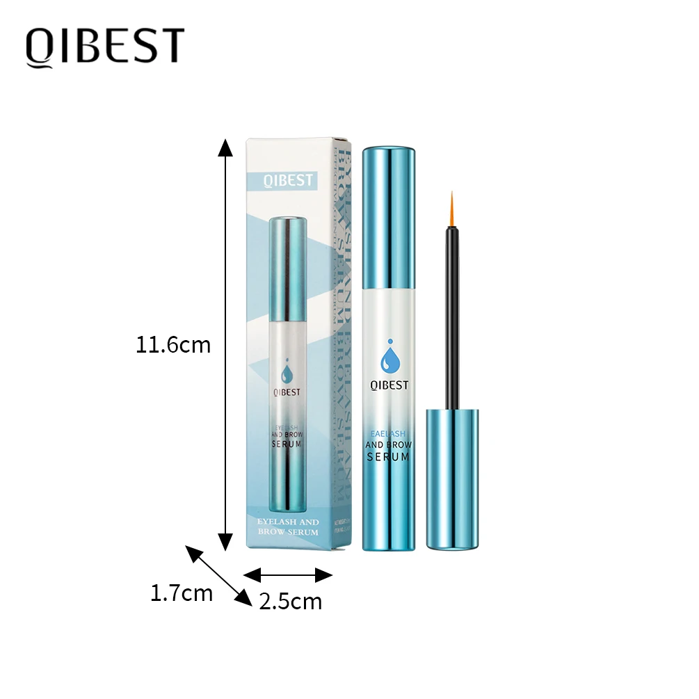 QIBEST まつげ急速成長美容液 天然眉毛まつげリフティングボリューム豊かで厚く長くするまつげ眉毛液体エクステンション