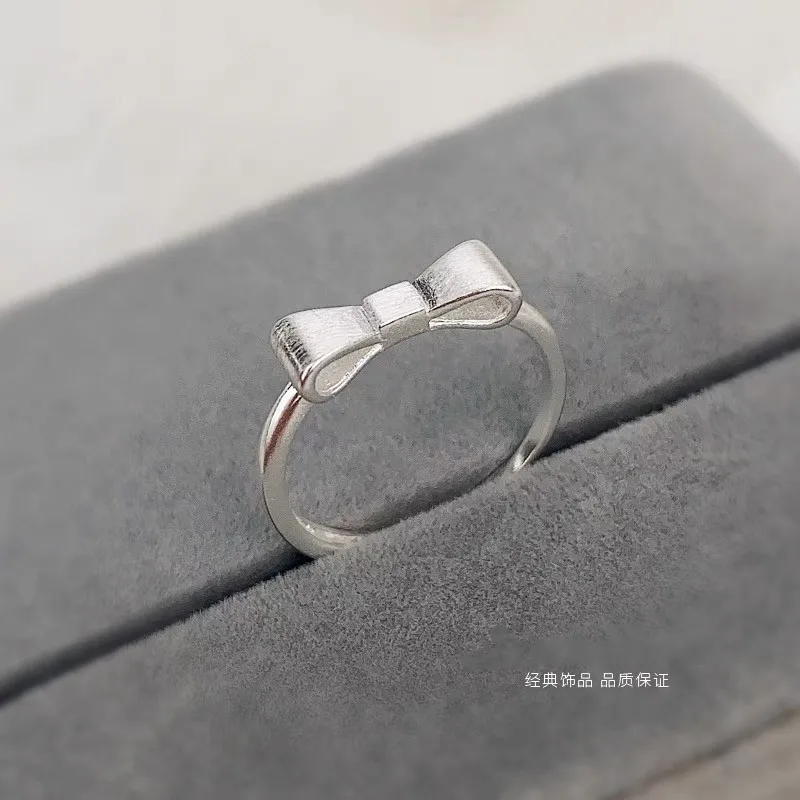 

Модное женское обручальное кольцо с бантом, простота, высококачественное кристаллическое свадебное кольцо принцессы для невесты