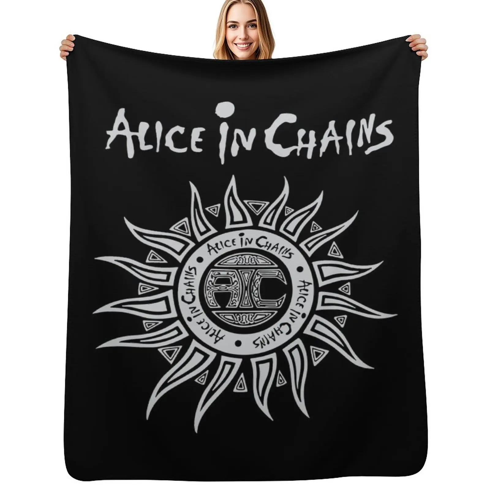 

a winding rollercoaster alice in chains Throw Blanket Soft Home Decor Blanket for Couch Bedroom