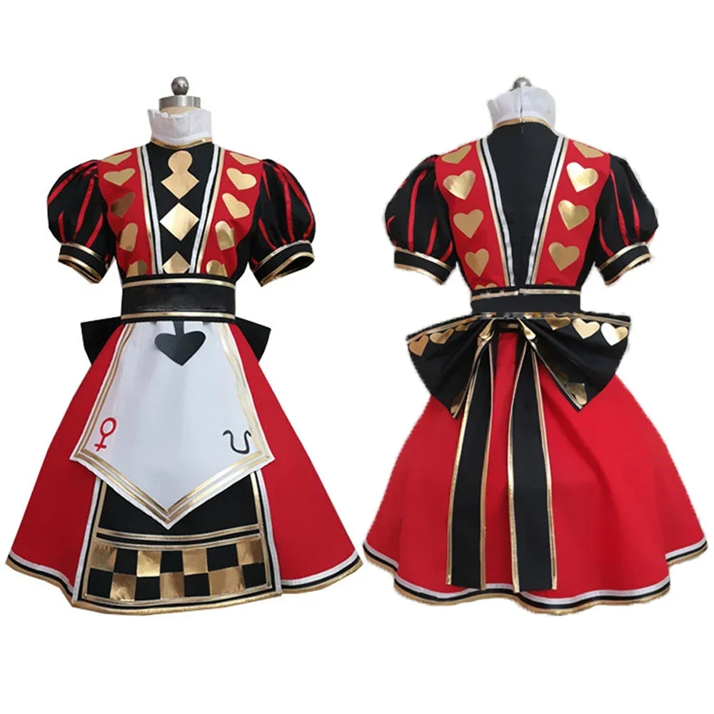 

Anime Alice: Madness Returns Cosplay Costume Updated Version Royal/Playing Cards Uniform Dress Outfit Party Role Play Clothing