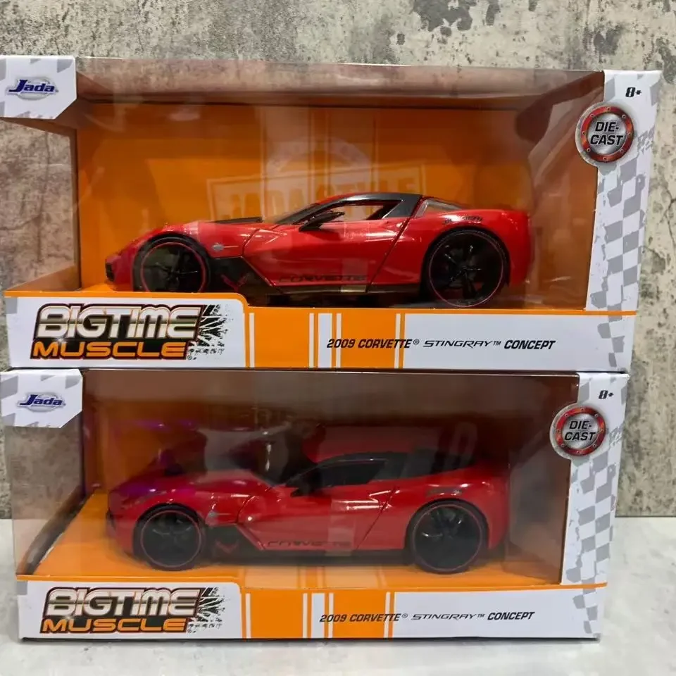 

Jada 1:24 2009 CORVETTE® STNGRAYm CONCEPT Diecast Metal Advanced Collection Ornament Car Models