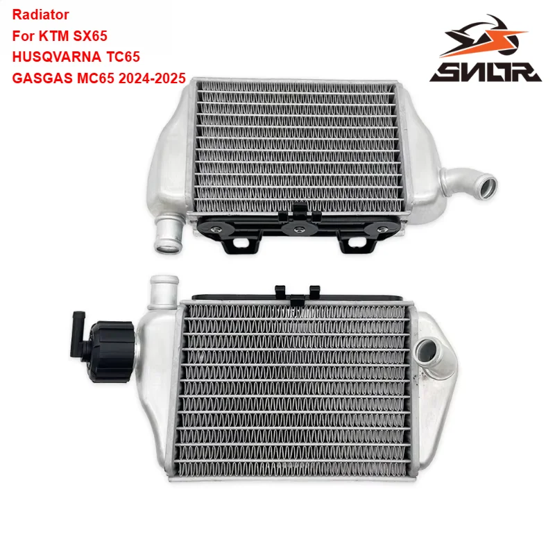 SNOR Aluminum Cooling Radiator OEM Replacement For KTM SX65 HUSQVARNA TC65 GASGAS MC65 Motorcycle 2024-25 Dirt Bike Spare Parts
