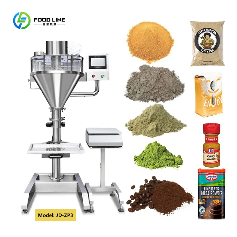 Micro Dosing Semi-Automatic Auger Filler and Weigher Screw Conveyor Packing Machine for Beverages for Bag Packaging