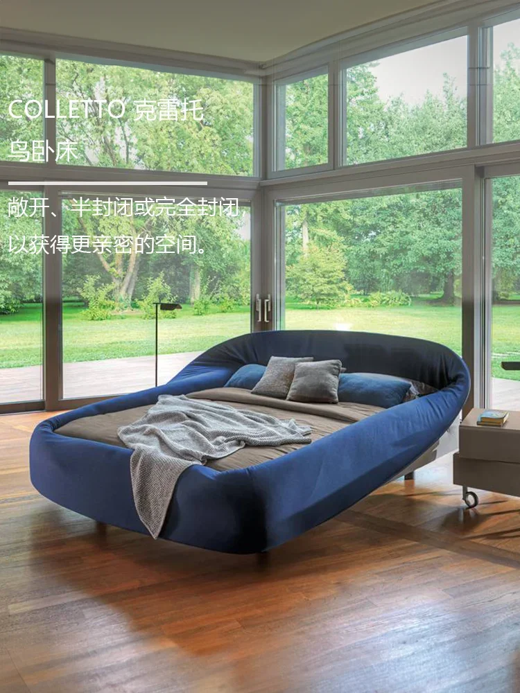 Fabric bird's nest bed