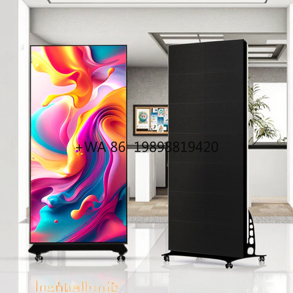 Customized LED Poster Display USB  Portable Smart Digital Advertising Screen  Welcome Display for Indoor/Outdoor Events Retail