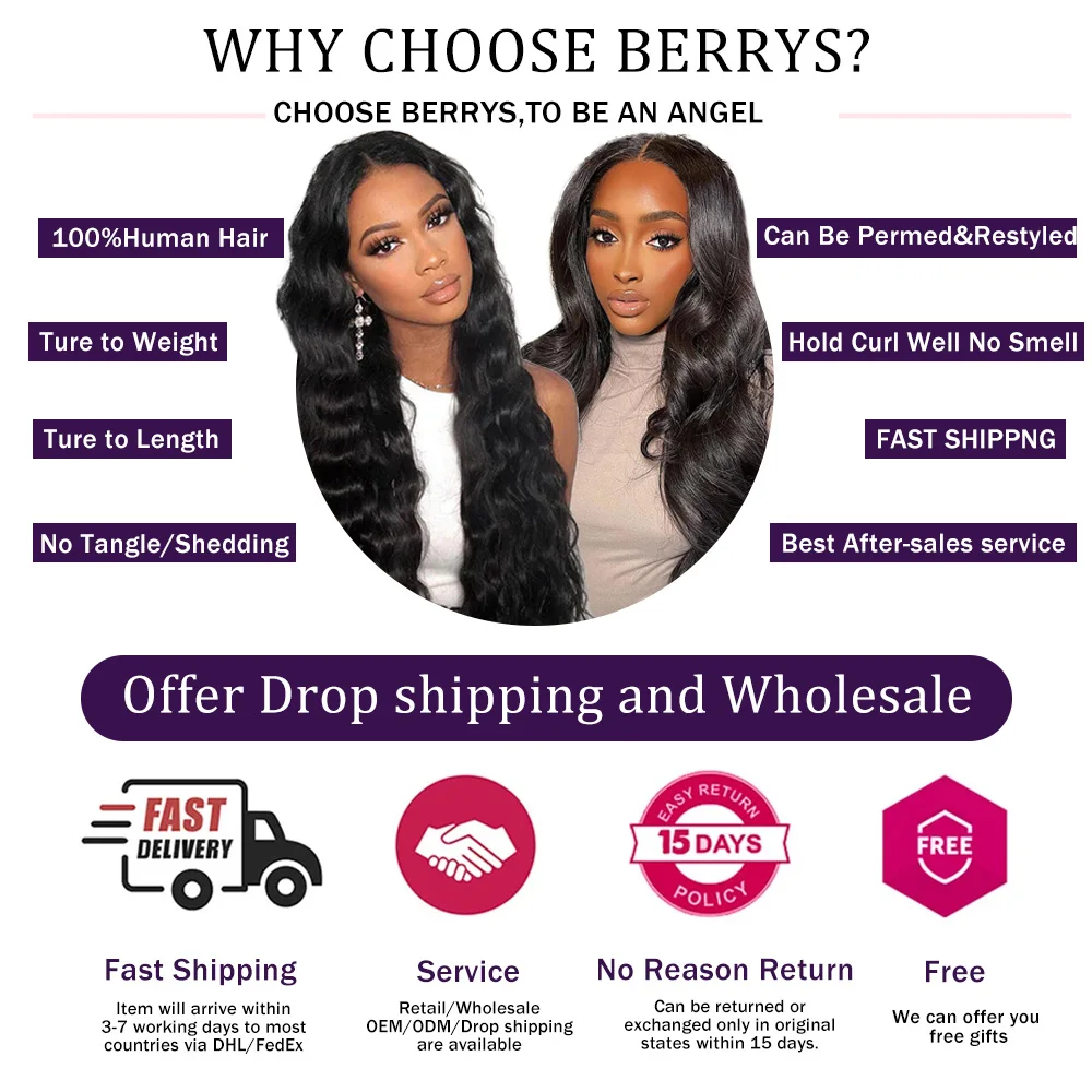 Berrys Mode Haar 7*7 HD birmanische lockige Verschlüsse unsichtbare Schmelze Haut Spitze transparent 6*6 Verschluss rohes menschliches Haar für Frauen Mädchen – Detail 14