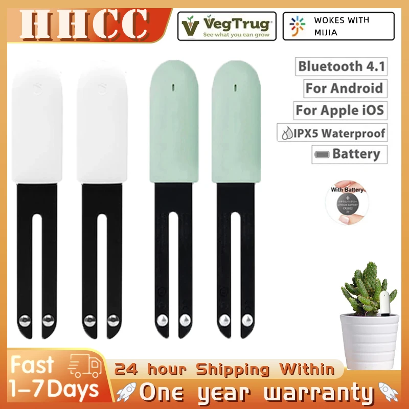 

HHCC For Xiaomi Flower Care Smart Plant Monitor Soil Water Fertility Smart Tester Sensor Flower Gardening Detector For Mijia APP