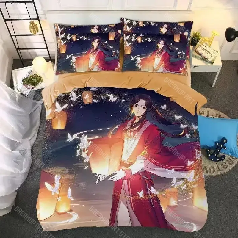 

Комплект постельного белья Heaven Official’s Blessing, пододеяльник Heaven Official’s Blessing Удобная кровать Односпальная двуспальная кровать Полноразмерное аниме