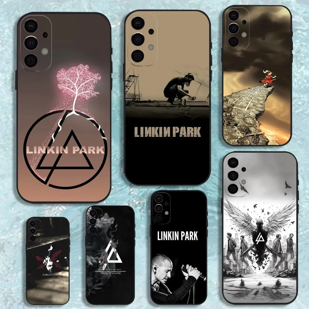 

L-LinkinS Rock P-Park Phone Case For Samsung S25,S24,S21,S22,S23,S30,Ultra,S20,Plus,Fe,Lite,Note,10,9,5G Black Cover