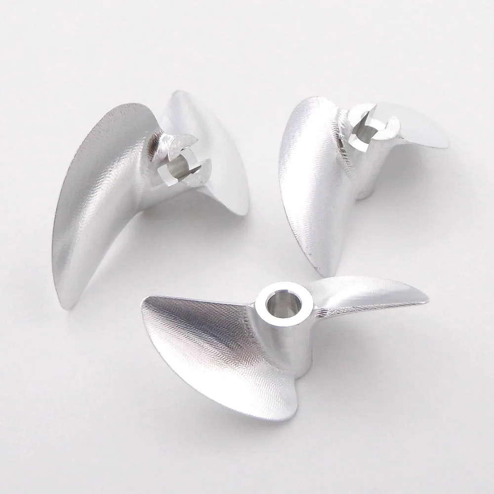 1PC RC Boat Propeller 32-38mm 40mm 42mm 45mm 4mm Pitch 1.4 CNC Balanced Metal Prop for RC Racing Speed Boat MONO Hydroplane CAT