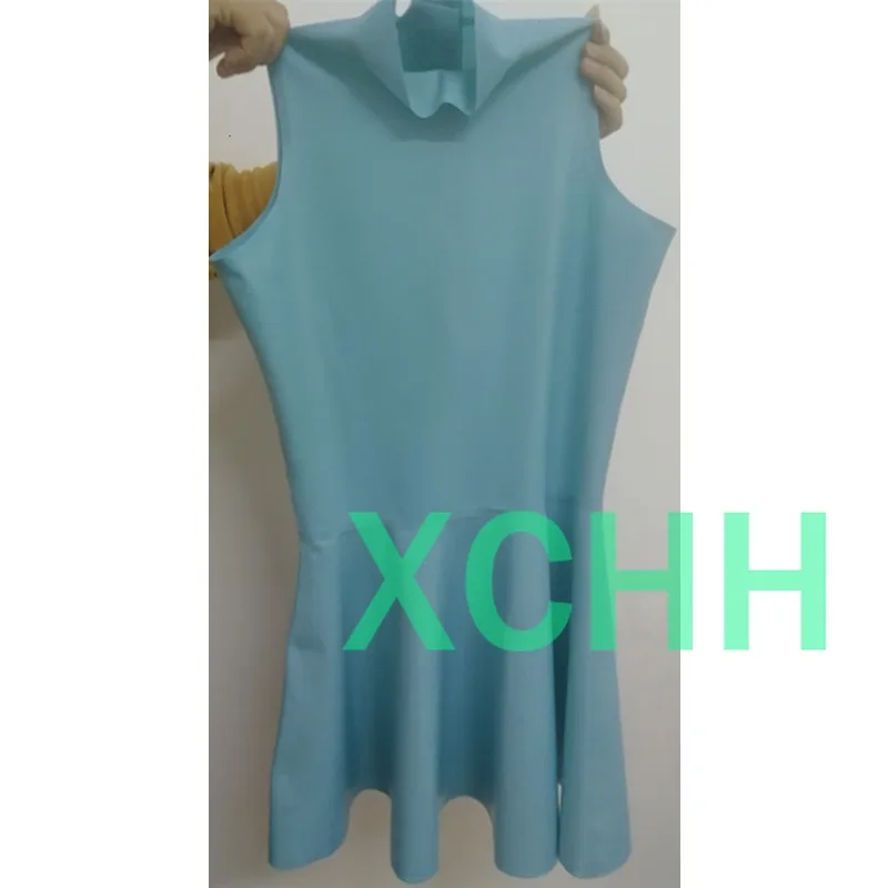 

Handmade Latex Dress Women Back Zip Bodycon Party Clubwear Cosplay Costume