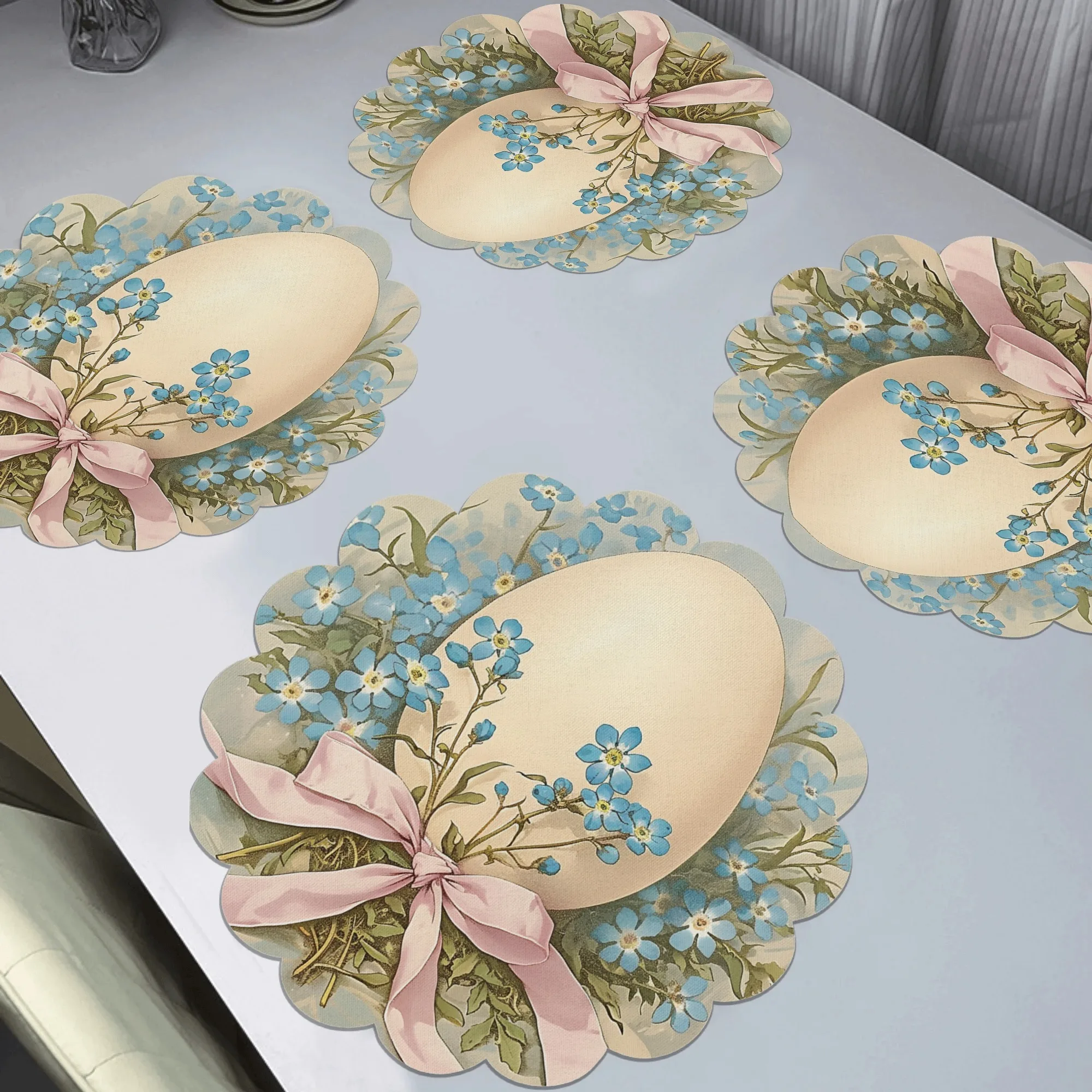 VIKAMA 4개입 부활절 달걀 매트 연한 베이지색 달 - Restaurant Lighting Decoration 리뷰 및 가격