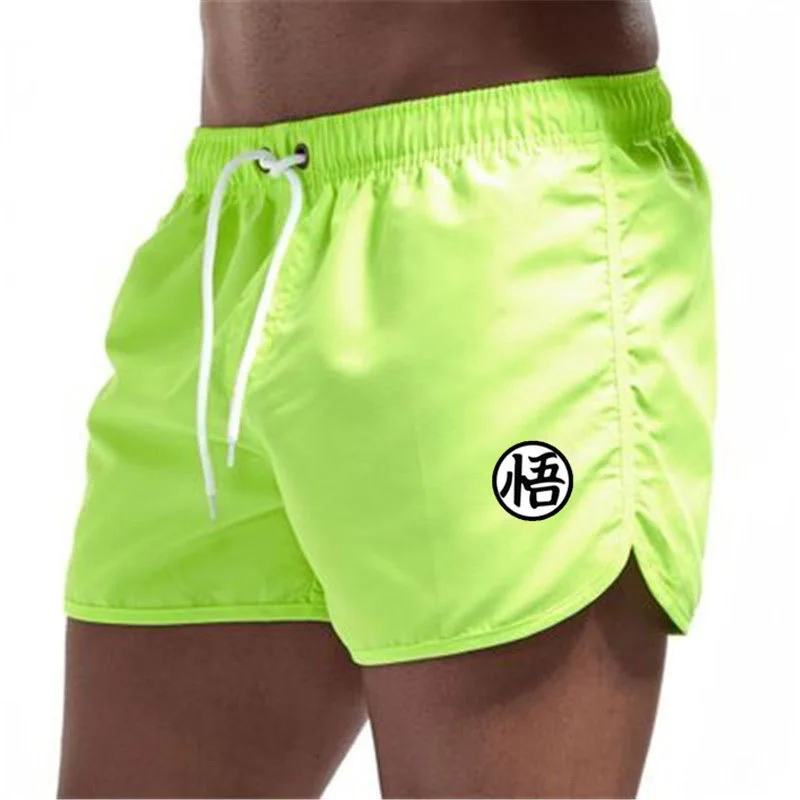 Men\'s beach pants summer unisex quick drying swimming pants slow running sports casual shorts