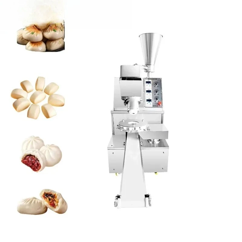 Momo Home & Restaurant Use Automatic Steamed Bun Maker Vertical Feed System Bread Machine With Motor Chinese Style New Style